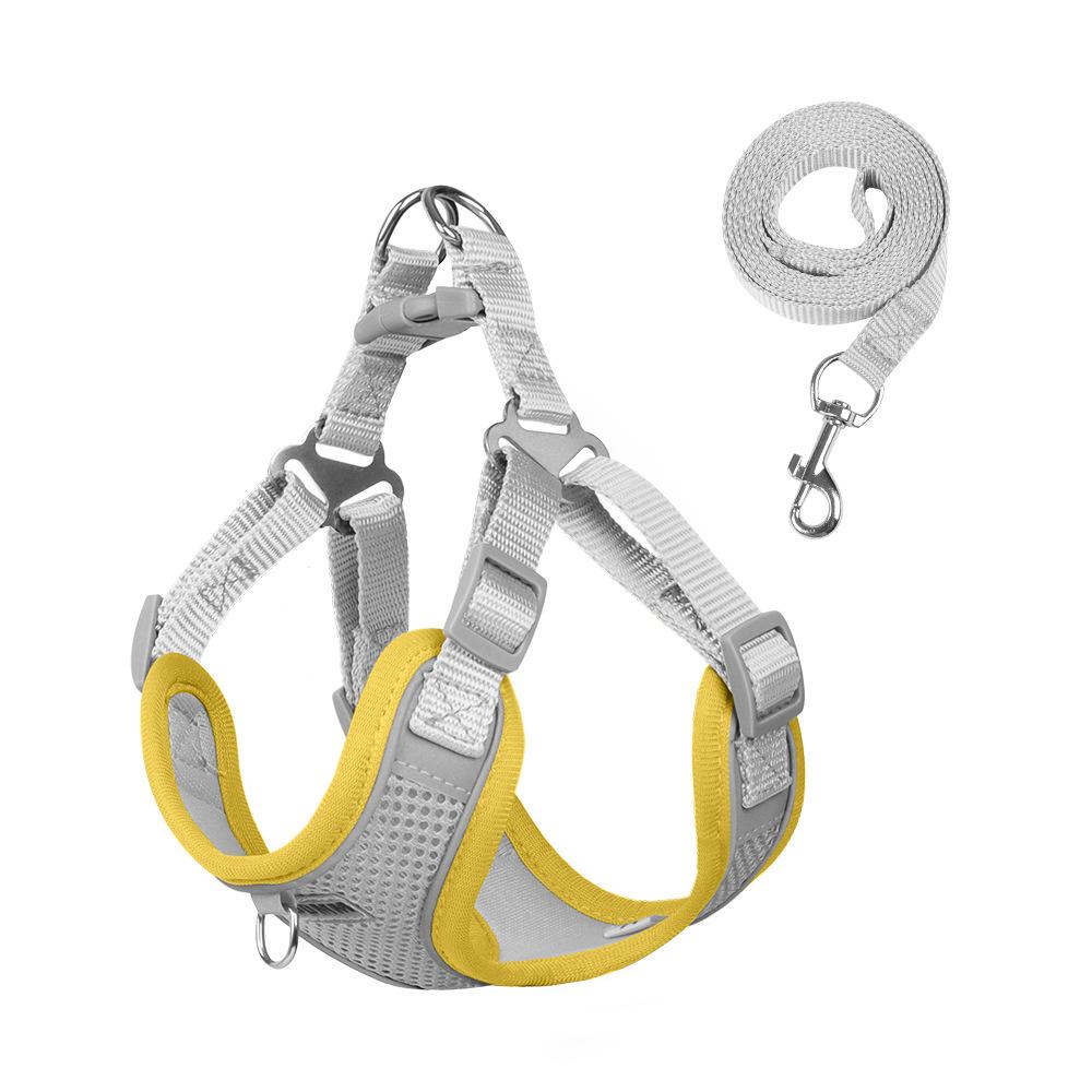 Pet Chest Strap Vest Type Puppy Chest Back Small Dog Teddy Bichon Dog Leash Dog Leash