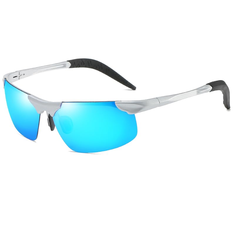 NXXHEYIN Sports UV400 Titanium for Gift Men's Sunglasses, Ultra-Lightweight, Protection, Alloy, Fishing, Running, Cycling, Baseball, Golf, Running,