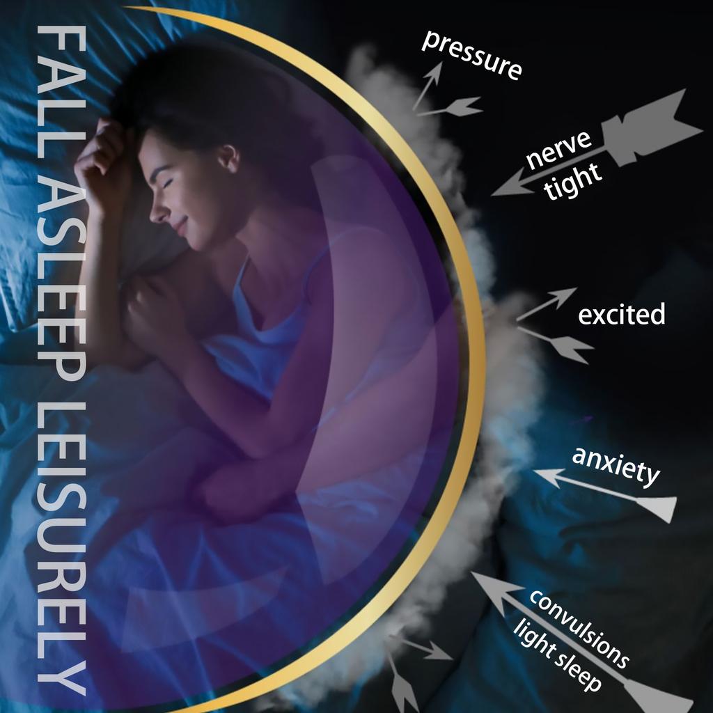 South Moon Lavendel Schlafspray Die ganze Nacht wach bleiben Angstlinderung Müdigkeit Leichter Schlaf Friedliches Schlafspray