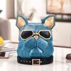 Innovative Silicone Flower Vase Mold Bulldog Shape Flexible Ornament Molds Silicone Flowerpot Mold Suitable for Crafting