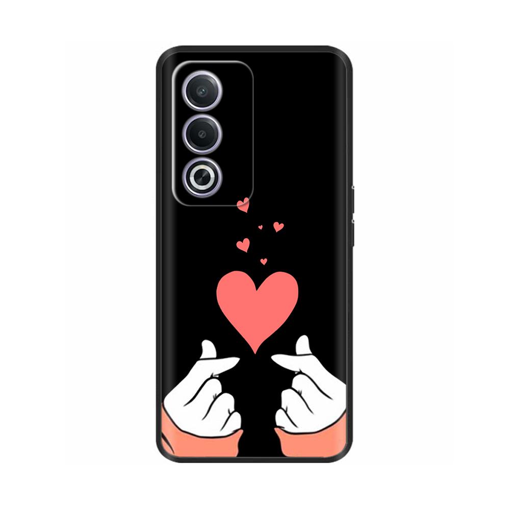 Phone Case for OPPO K12X 5G 6.67" CPH2667 Protection Luxury  Soft Black Silicone Shockproof Shell Painted Back Cover Funda Coque