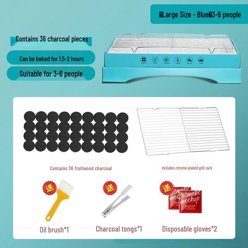 OEING Large Disposable Outdoor Camping BBQ Grill Large