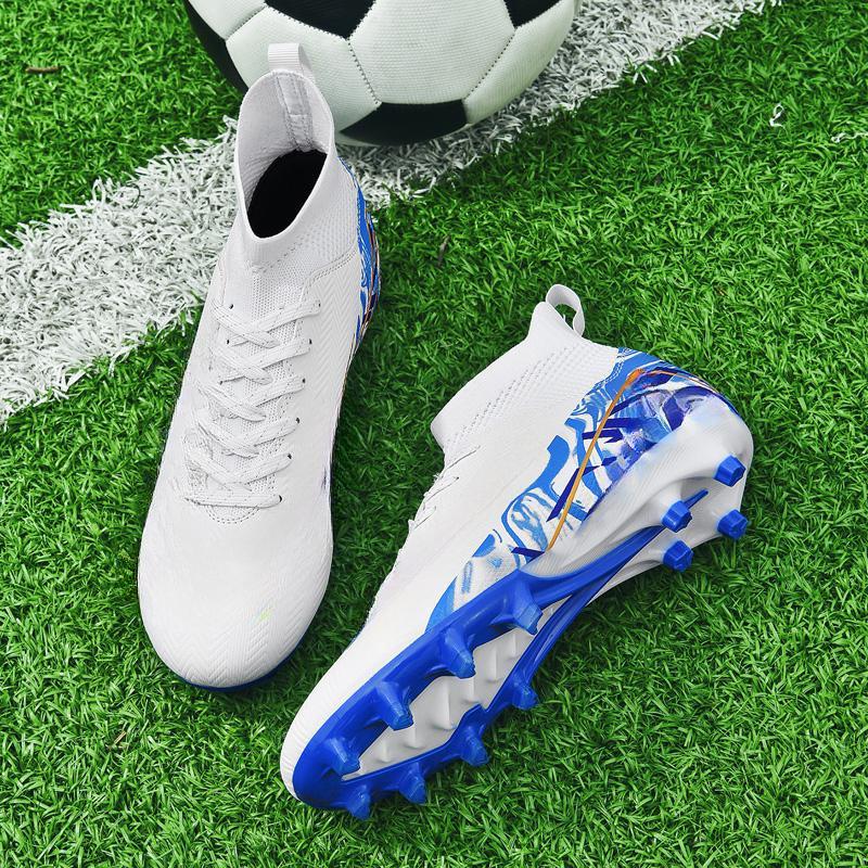 33-45 Herren Langnagel High Top Fußballschuhe Trainingsschuhe Kinderfußballschuhe