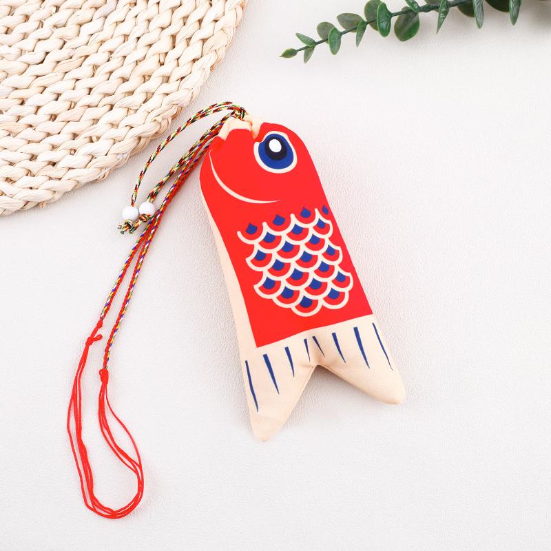 

Japanese Style Koi Carp Blessing Coin Purse Fashion Small Item Bag Hanfu Decoration Pendant Lucky Pouch Jewelry Sachet