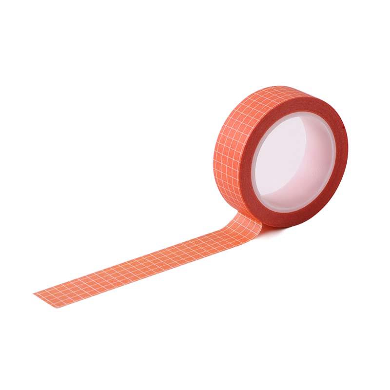Washi Tape - Plain Color Grid for DIY Journal Decoration Stickers