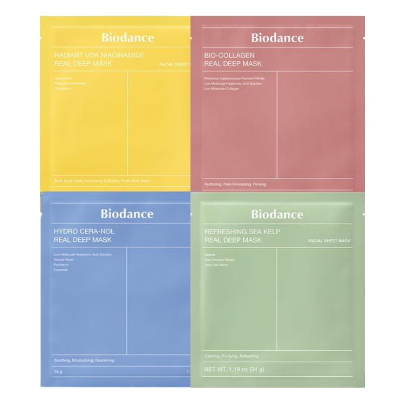 [BIODANCE] Real Deep Mask Set (4 Types, Choose 1)