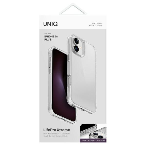 UNIQ LifePro Xtreme iPhone 16 Plus 6.7" case transparent/clear