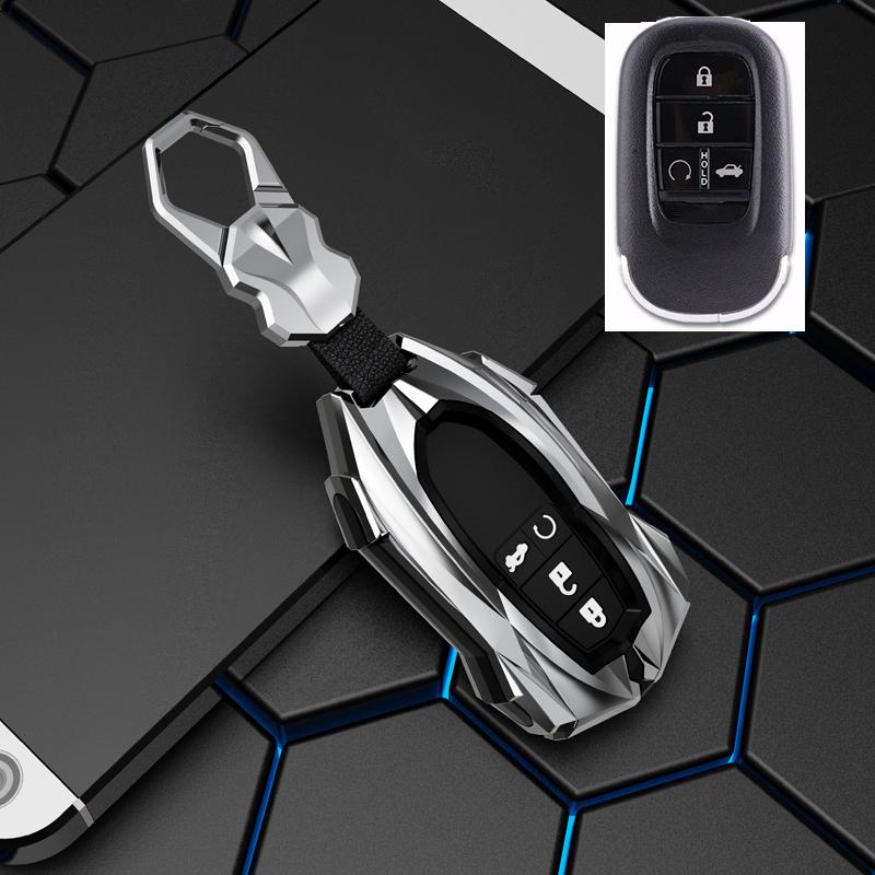 Zinc Alloy Key Fob Cover Suitable Fit For Dongfeng Honda Crv Key Fob Cover 11, 11Th Generation Civic, 10Th Generation Accord Luxury Edition