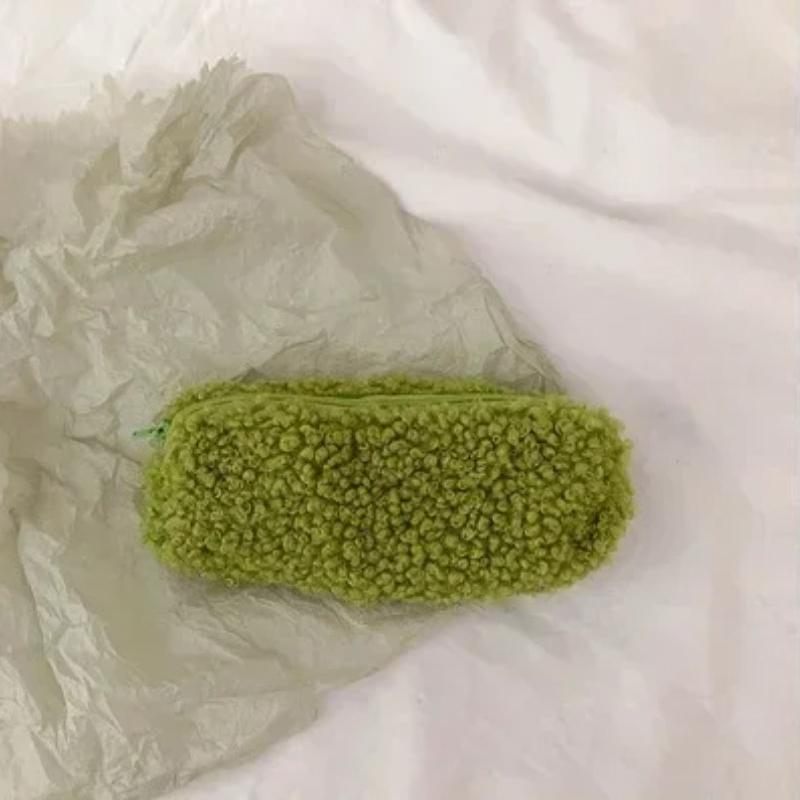 1 Pcs Korean Style Stationery Kawaii Pencil Case for Kids Gift Canvas Simple Pen Storage Bag Student School Office Supplies