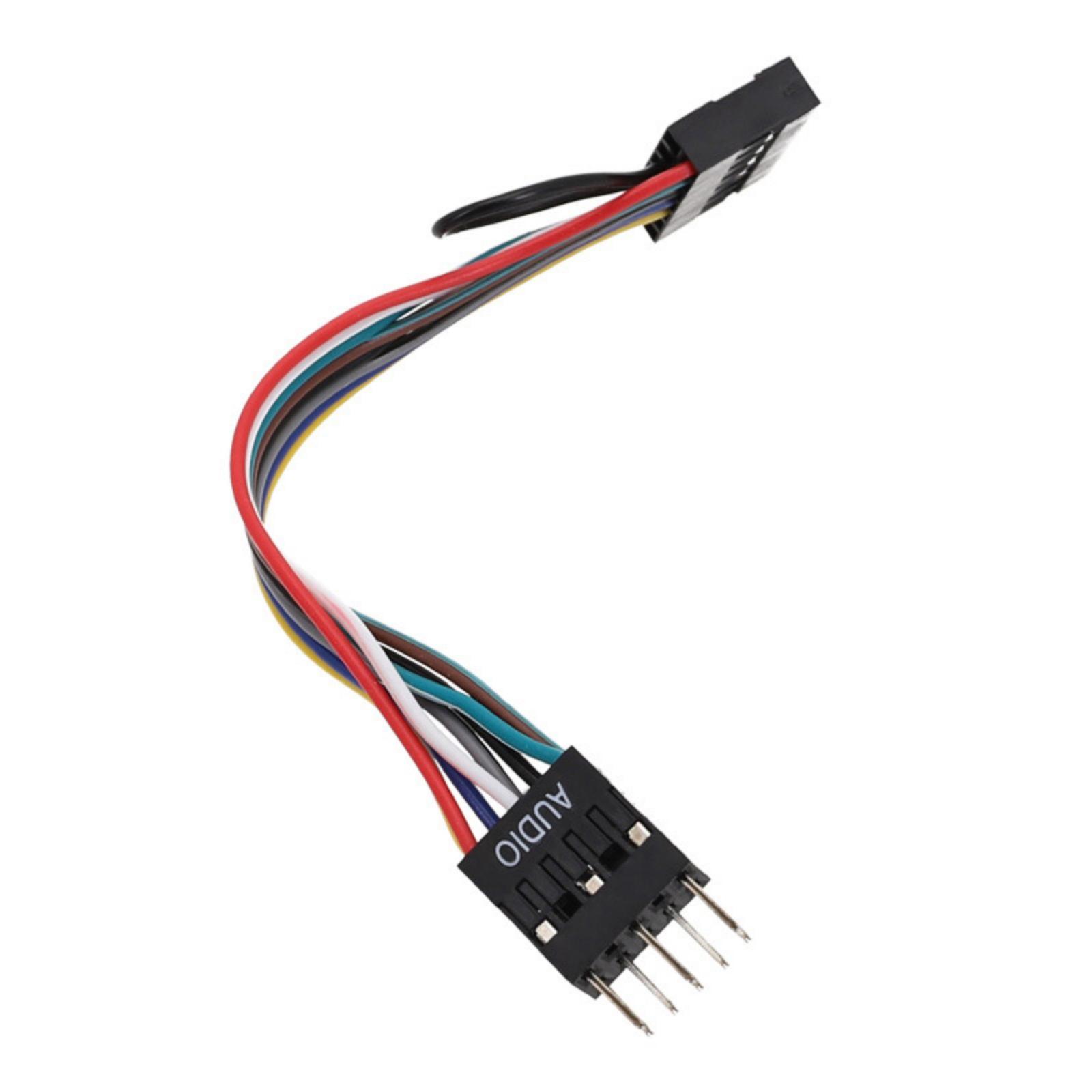 

Кабель питания и аудио 13Pin на 9Pin для передней панели корпуса ПК ATX для материнской платы Lonovo 10 см A