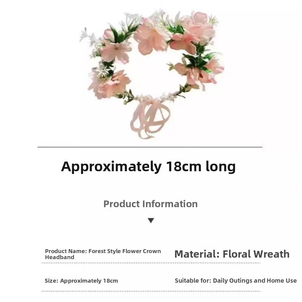 Multistyles Women Wedding Floral Headband Fashion Party Bride Garland  Wedding Baby Shower Decor