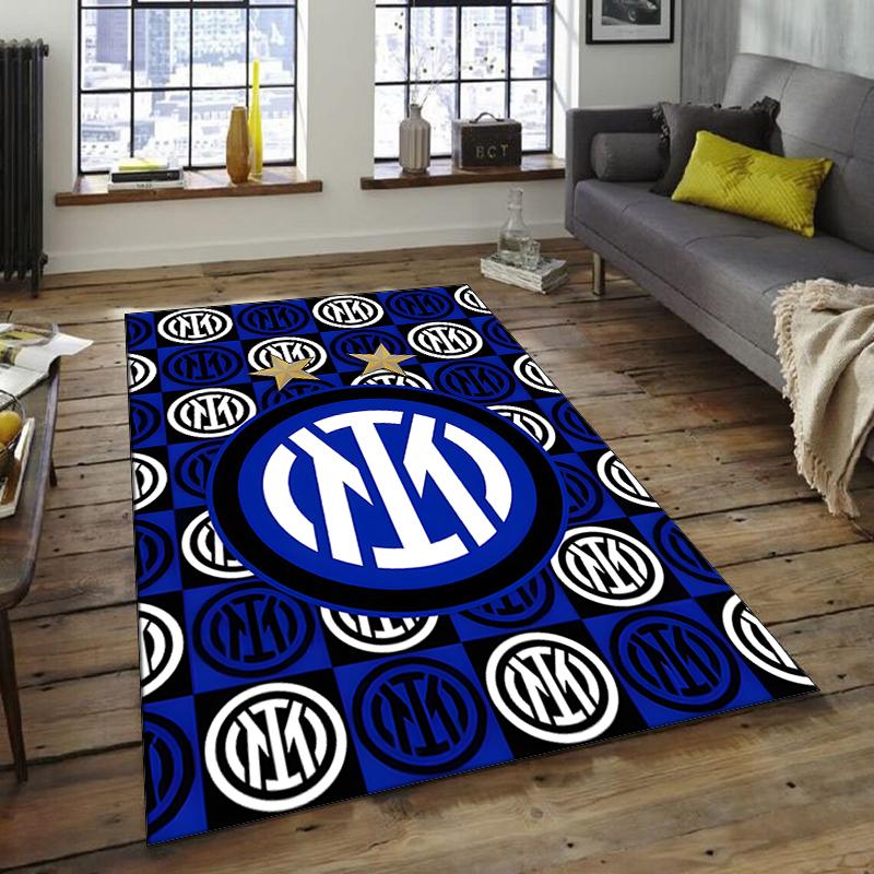 1 Stück Fußballteam-Design Teppich - Rutschfest, Weich & Gemütlich Fußmatte für Wohnzimmer, Schlafzimmer, Büro - Dekoteppich für Innen/Außen