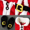 [monoii] Santa Cosplay Baby Kigurumi Santa Costume, Fluffy Christmas Outfit for Boys, Santa Claus Costume, D555