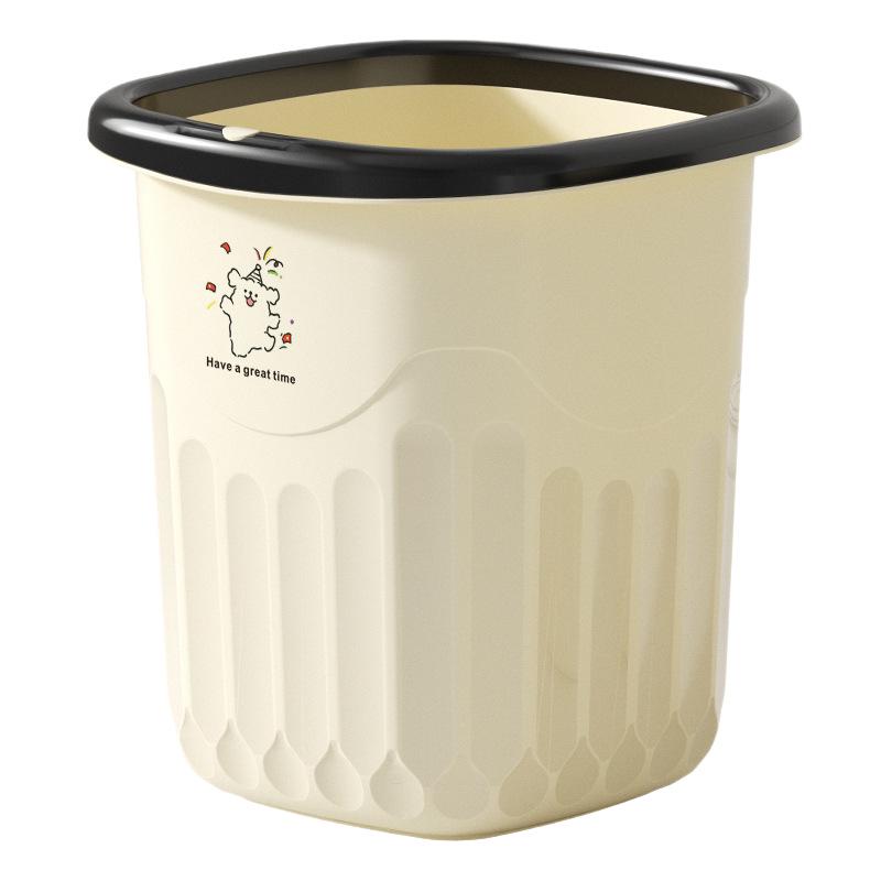 Large Capacity Trash Can for Home: Stylish Design for Living Room, Bedroom, Kitchen & Bathroom