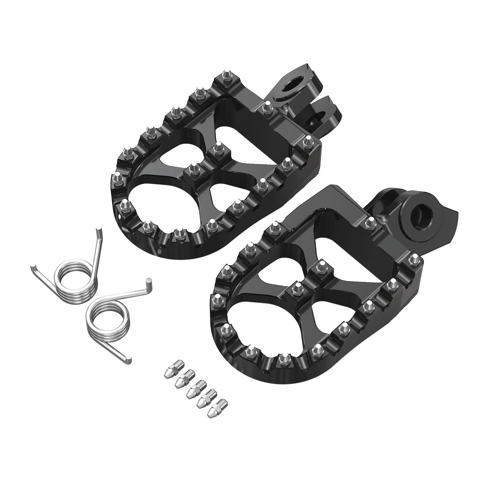 NICECNC For Suzuki RMZ 250 RM-Z 250 2010-2024 RMZ 450 RM-Z 450 2008-2024 RMX450Z 2010-2019 Motocross 57mm Foot Pegs Footrest чёрный