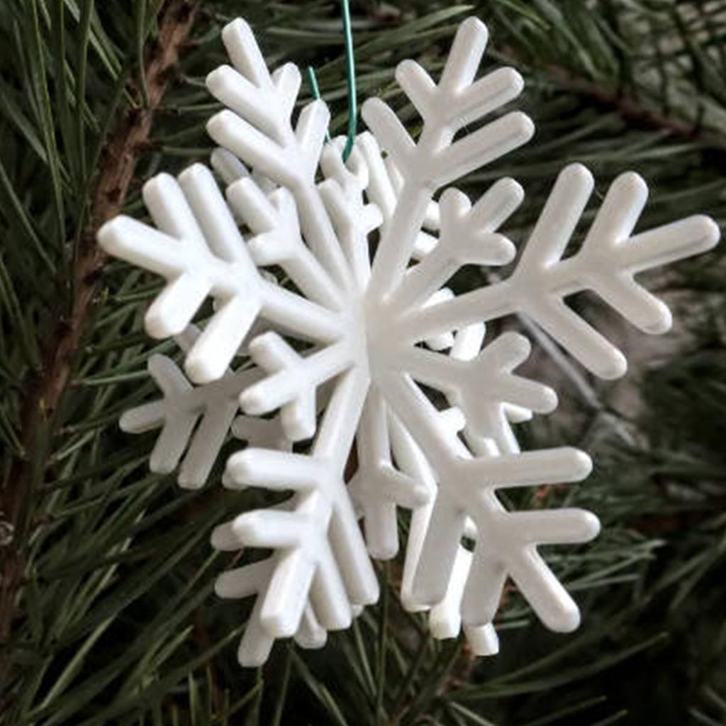 Christmas Snowflakes, 3D Printed Christmas Tree Decorations, Decorative Pendants, Snowflakes, Home Decoration