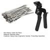 Ergonomic Handle Cable Tie Pliers Heavy Duty 304 Stainless Steel Cable Tie Kit Heavy Load Cable