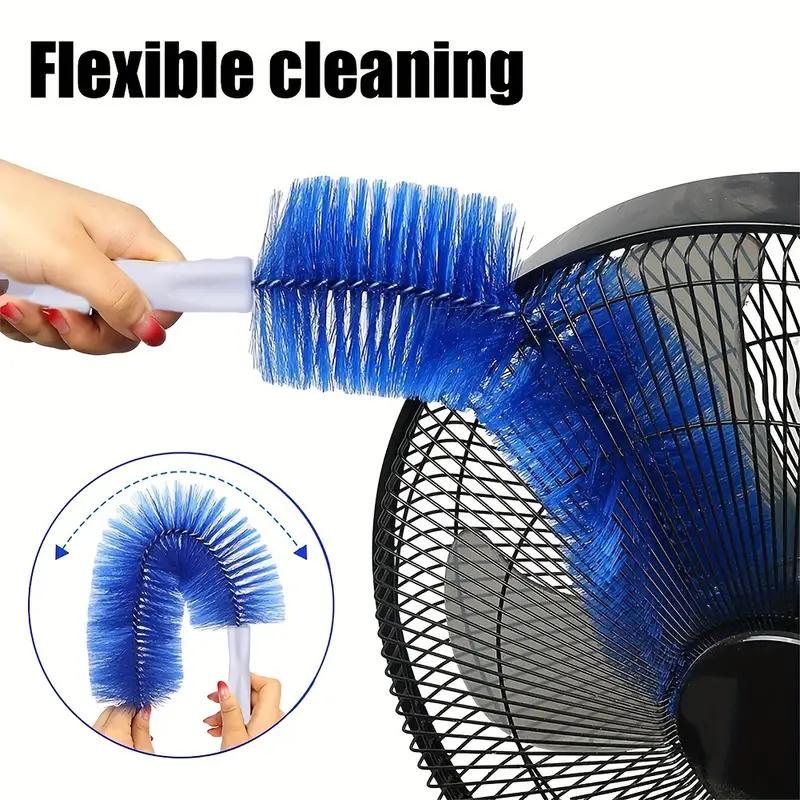 Fan Cleaning Brush With Dense Flexible Bristles High Efficiency Dust Removal For Home Fan Air Conditioner Gap Cleaning