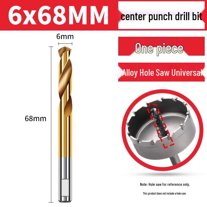 Matsuzaki Aluminum Alloy Metal Sheet Hole Punching Drill Bit