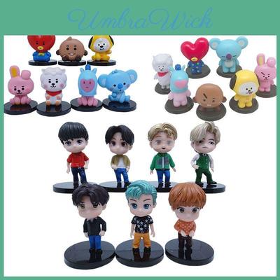 Magnifique Set de 7 Poupées Figurines Étoilées Kpop Bangtan Boys Pour Décoration Unique