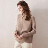KEMENG BOKA Women's Cable Knit Mock Neck Wool Sweater