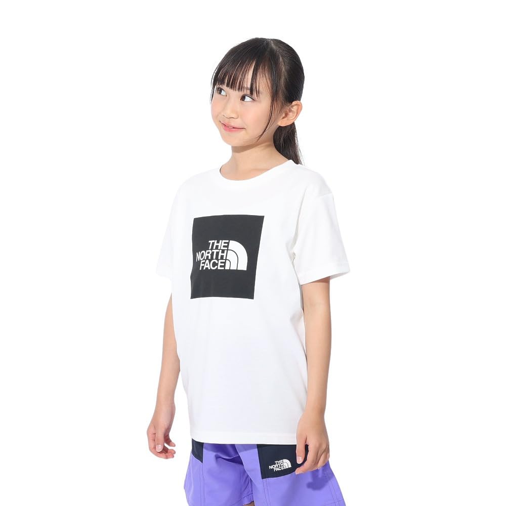 

The North Face Colored Square Logo Size 130 S/S Tee, White/Black,