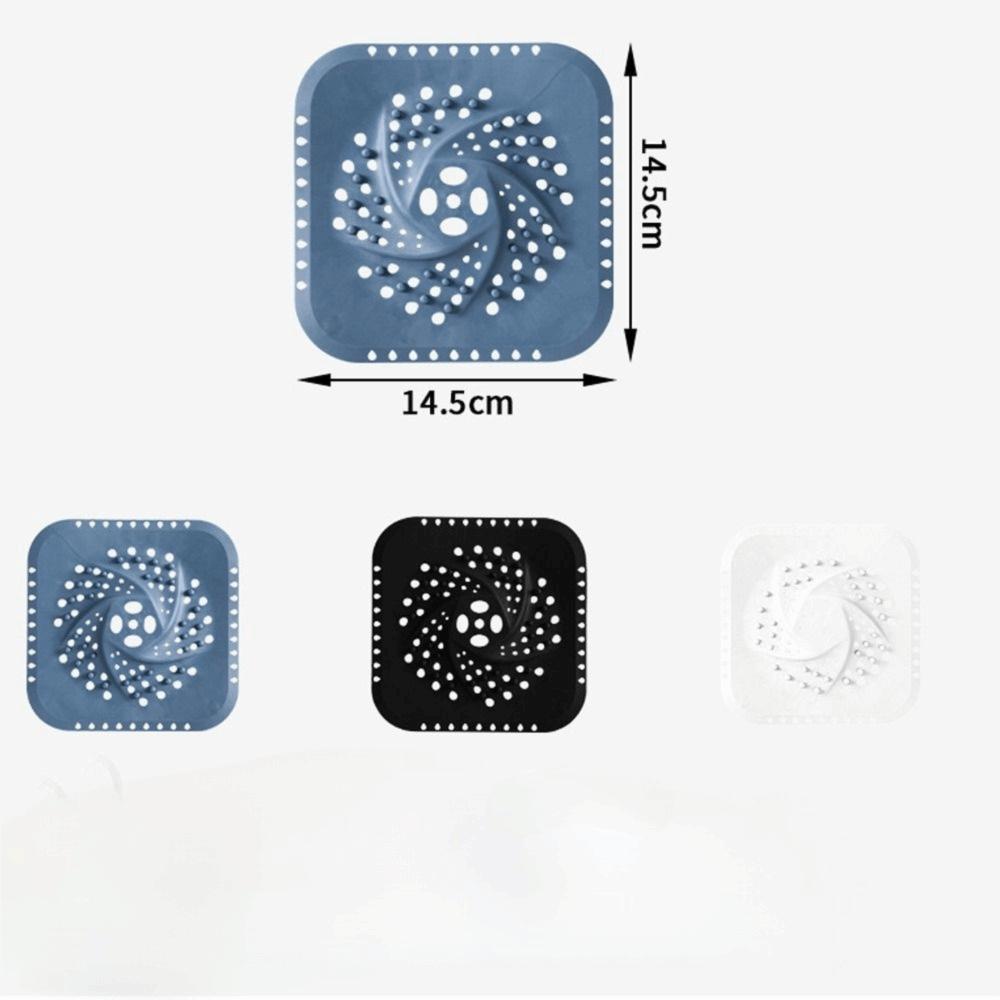 Square Sink Strainer Floor Drain Anti-clogging Sewer Outfall Drain Filter Hair Clean Up Shower Drain Pad