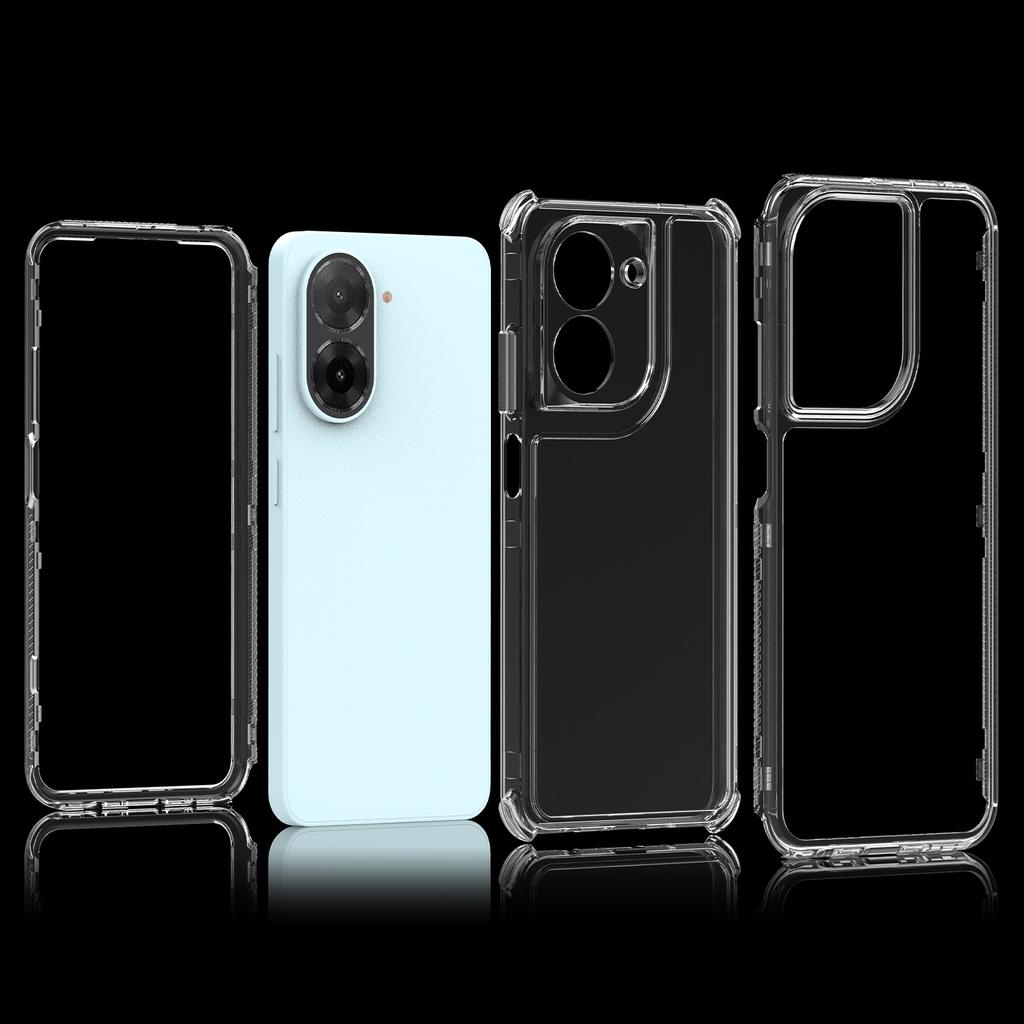 For Xiaomi Redmi A5 4G (171.7mm)/Poco C71 4G Case Anti Scratch Acrylic TPU Clear Phone Cover