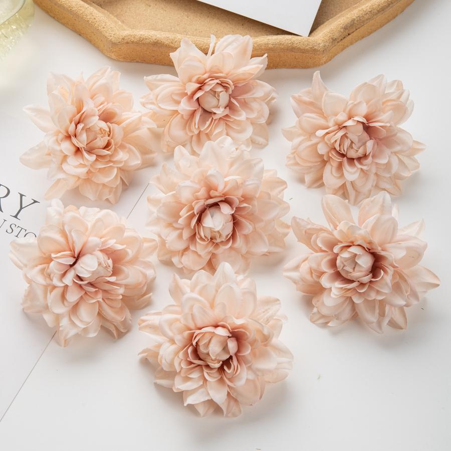 Silk Artificial Flower Chrysanthemum DIY Gifts Candy Box Wedding bridal bouquet Festival Home Room Outdoor Garden Decora Wreath