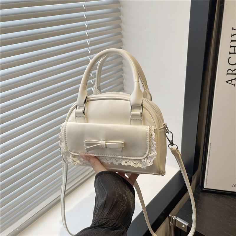 

Spring new niche design shell bag fashion trend women s casual texture shoulder messenger bag белый