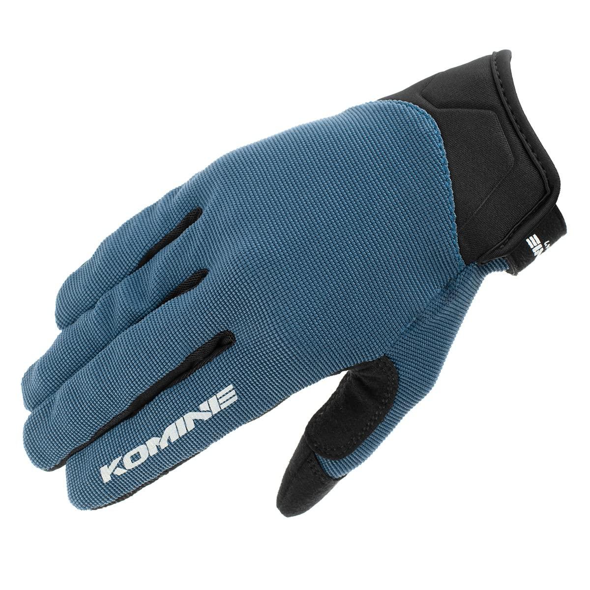 

Komine Motorcycle Gloves GK-1683 Ride Mesh Gloves, Alesia, Navy, XL