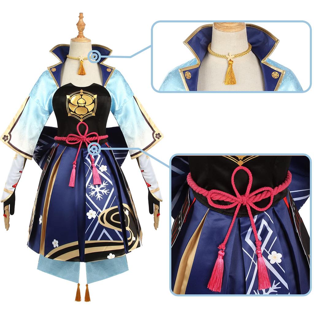 Genshin Impact Lightning Ayaka Kamisato Cosplay Shirasagi Hyouka Kamisato Ayaka Cosplay Costume Genshin Impact Ayaka Cosplay Kamisato Cosplay [NOKIJP]