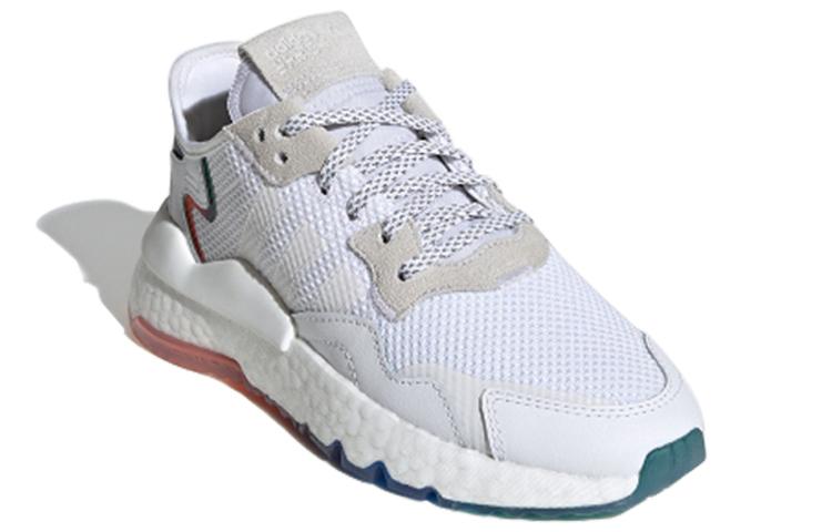 adidas Originals Nite Jogger Dämpfung Niedriger Schaft Kinder Lifestyle Schuhe Weiß Braun FV4544