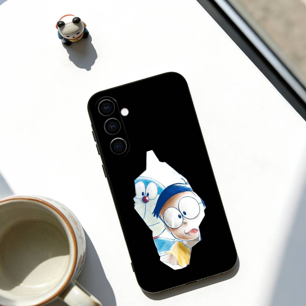 

Nobita Nobi Phone Case For Samsung Galaxy A73,A72,A71,A70,A53,A52,A51,Soft Black Cover Samsung a41