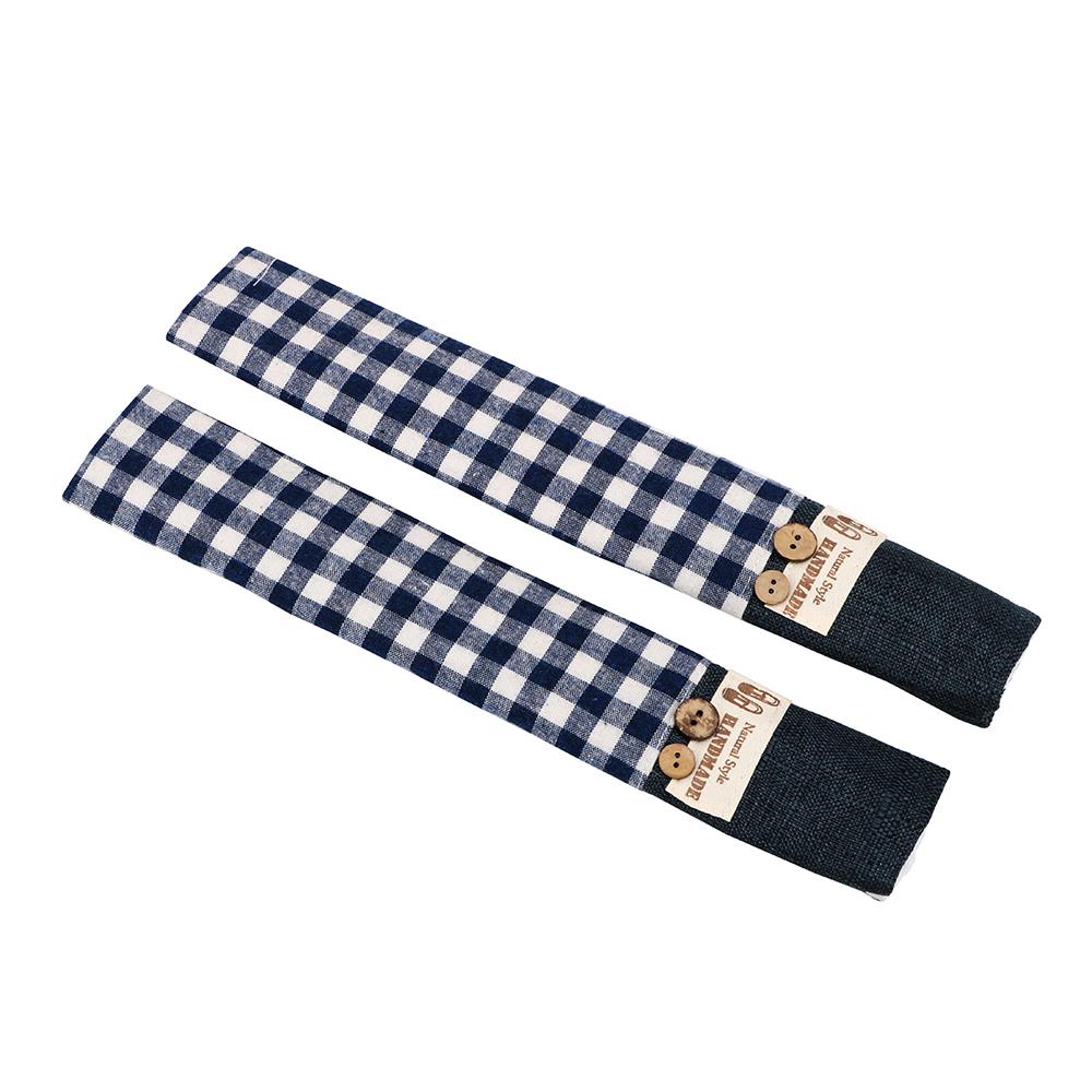 HILIFE 1 Pair Cotton Refrigerator Door Knob Cover Home Decor Oven Door Handle Cover Handles Anti Skid Protector Gloves