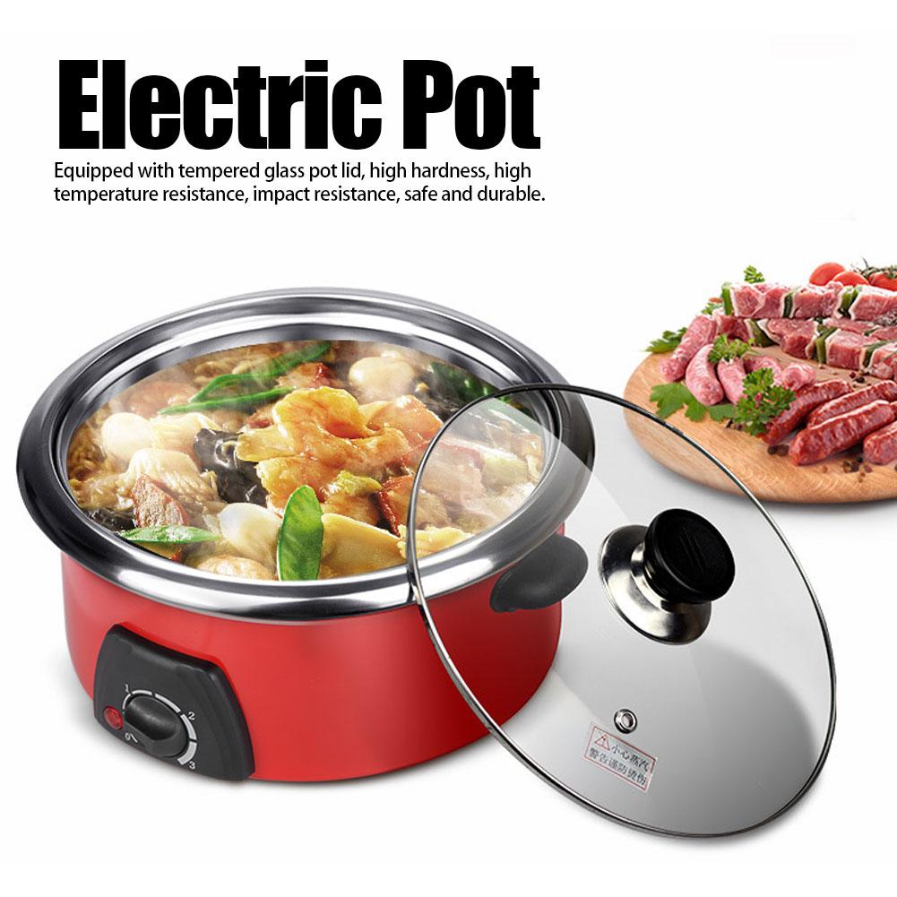 Multifunkční elektrický kotlík pro domácnost Varný hrnec Stewpot Cooker Tool 5L kuchyňské náčiní