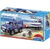 Plastic Construction Set Playmobil 5187 City Action Police Jeep
