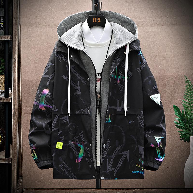 

2025 Fall/Winter New Jackets for Young Men Cold-proof Fashion Jackets Stand Collar Tops Men s Warm Workwear with Plush 8XL чорний