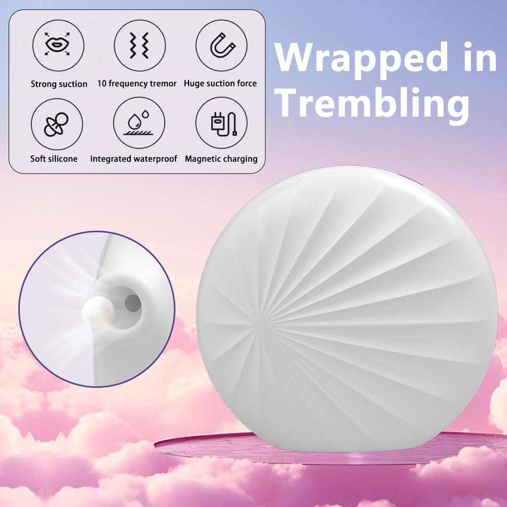 Shell Design Clitoris Suction Vibrator Nipple G Point Stimulator Portable Sucker Oral Vacuum Sex Toys Goods For Adults 18
