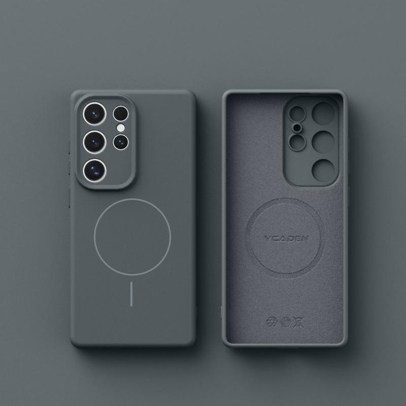 Чохол S25 Ultra Магнітний Для Magsafe Рідкий Силікон М'яка Кришка Телефону Для Samsung Galaxy S26 Ultra S25 S24 S23 S22 Plus Capa