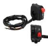 Pair 22mm Motorcycle Left Right Handlebar Controller Switch for Horn Turn Signal Electric Start Fog