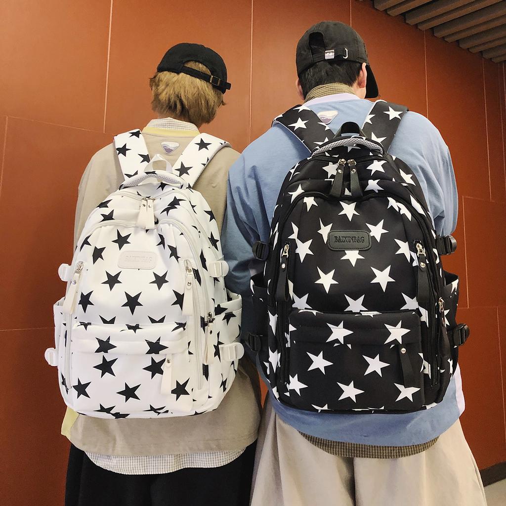 Schoolbag Backpack Male High School Junior High School Student Large Capacity Fashion Casual School Bag Female College Student Computer Bag Travel