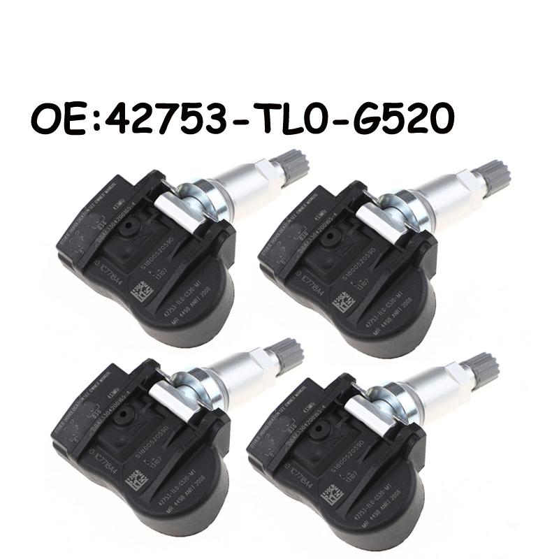

4 шт./лот для Honda Jazz 14-20 TPMS датчик давления в шинах 433 МГц 42753-TL0-G520 42753TL0G520 автомобильные аксессуары