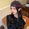 Autumn and Winter New Style British Retro Ins Small Label Reverse Beret Korean Style Casual Fashion Versatile Painter
