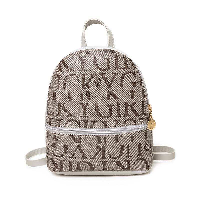 2023 Women's Fashion Letter Print Backpack - Casual & Versatile Single Shoulder Bag