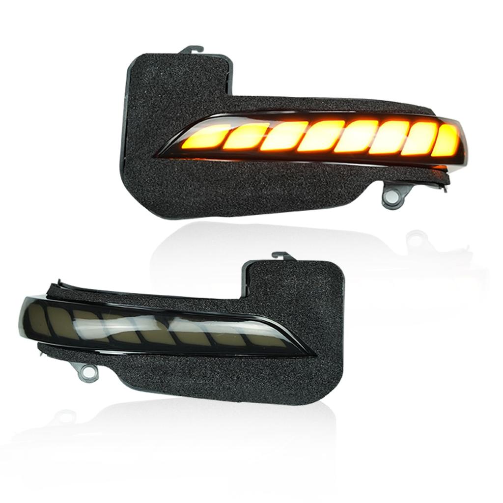 Inspection Sequential Door Mirror Turn Signals for Toyota Hilux GUN125 Flowing LED Door Mirror Turn Signals Door Mirror LED Turn Signals Side Mirror