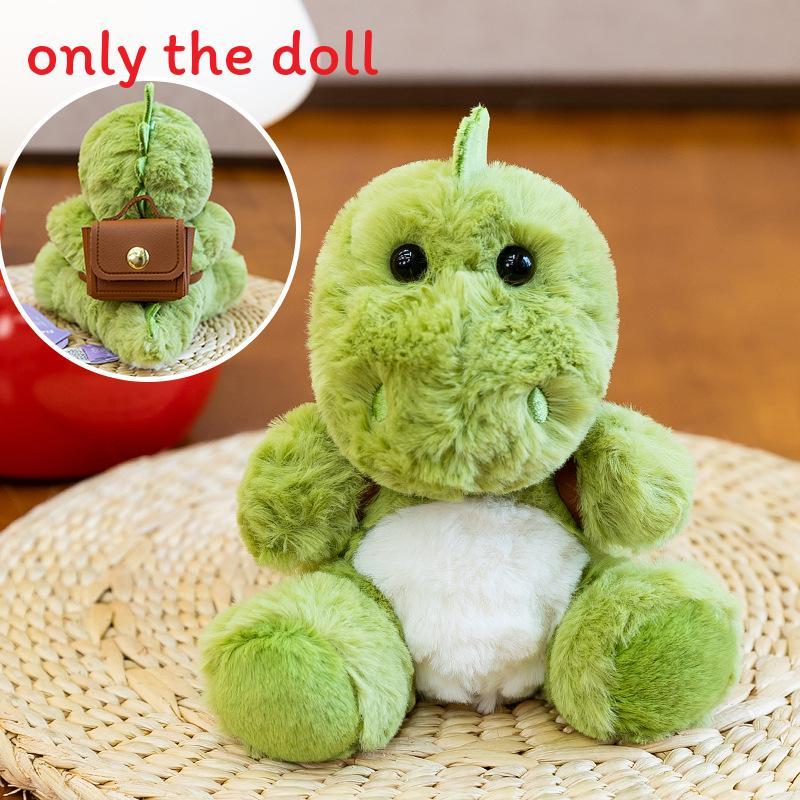 Dinosaur Plush Toy With Camera Flashing Light And Backpack Decor For Stress Relief And Kids Play