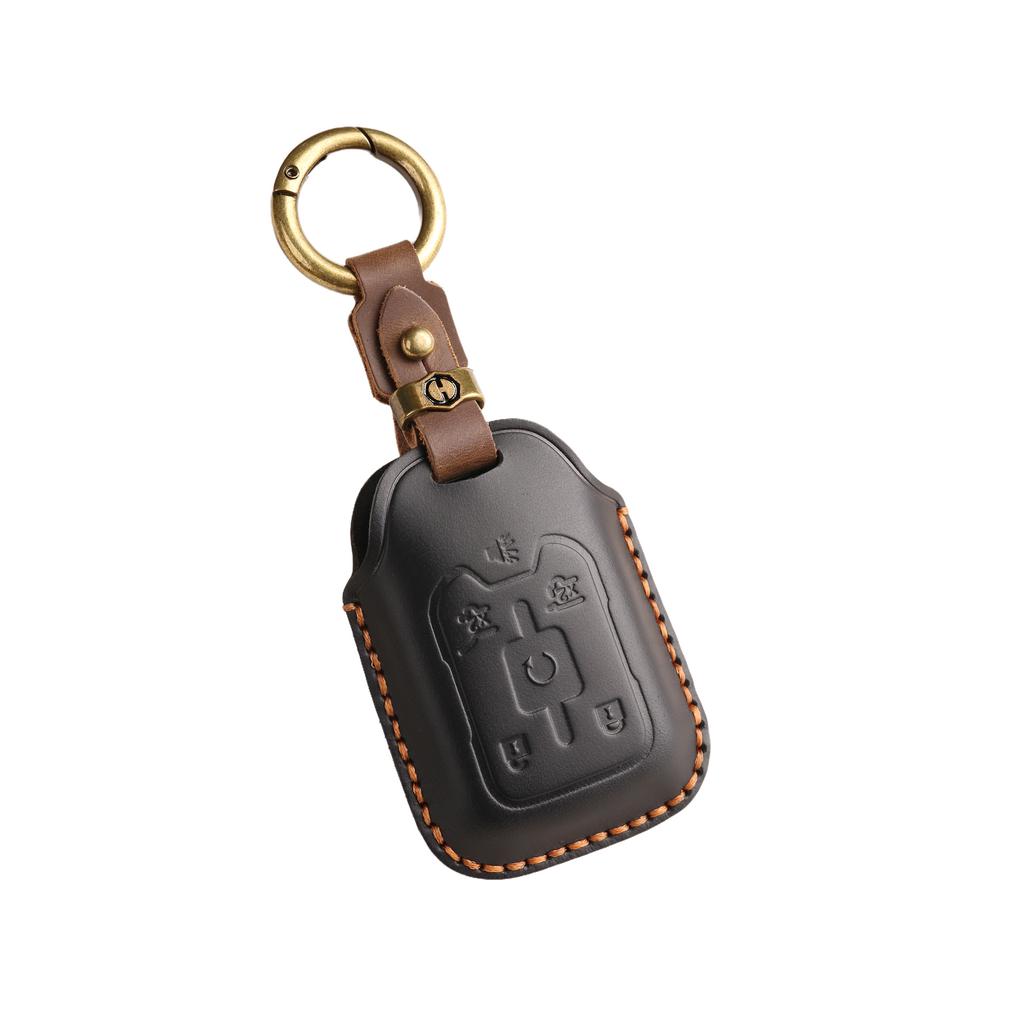 Retro key cover is suitable for cross-border special automotive general GMC pickup retro handmade leather protective cover