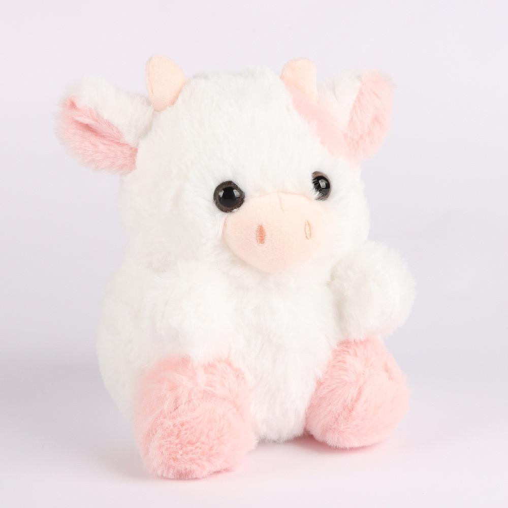 Cow Four Colour Plush Toy Stuffed Animal Doll Cartoon Decorations Kids Gift