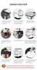 HiBREW H5 1050W Coffee Maker, 20 Bar Semi-Auto Cappuccino Espresso Coffee Machine, 1.5L Capacity, Temperature Display